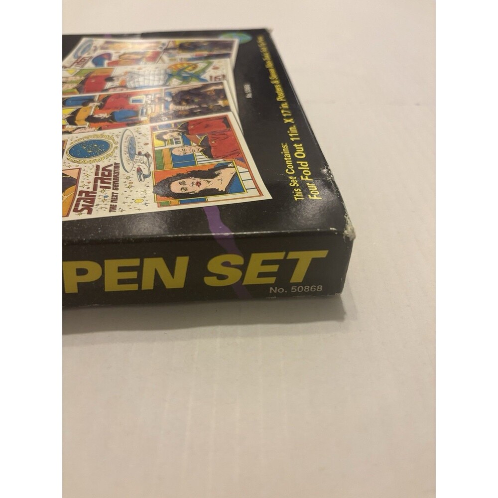 Craft House Star Trek The Next Generation Vintage 4-in-1 Poster Pen Set - Picture 5 of 11